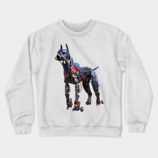 Steampunk dog Crewneck Sweatshirt